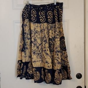 *** Tulu told wrap skirt
